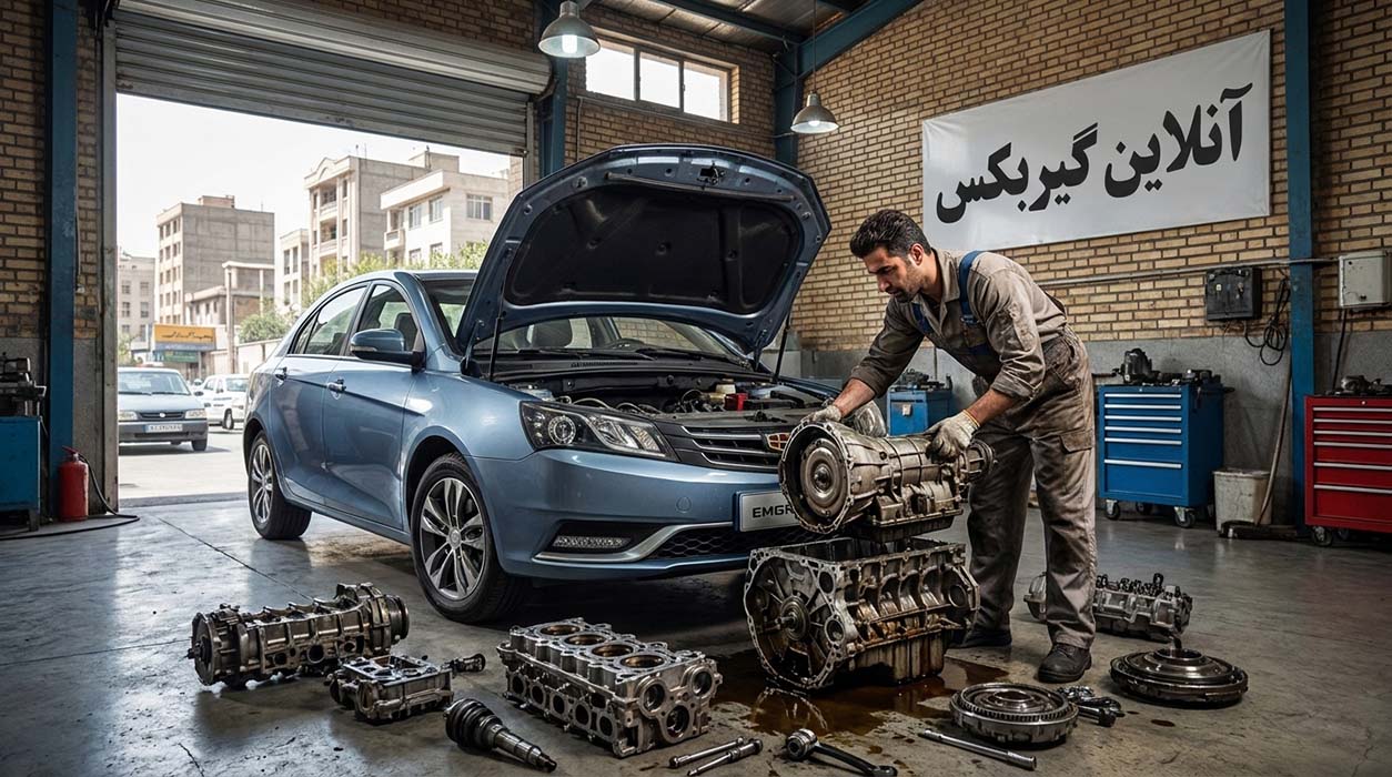 تعمیر گیربکس جیلی امگرند 7 اتوماتیک و دنده ای - آنلاین گیربکس