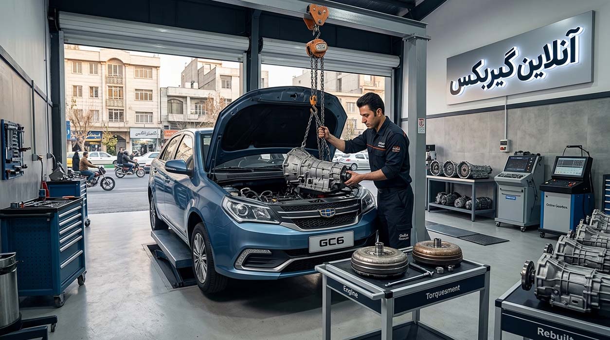 تعمیر گیربکس جیلی GC6 اتوماتیک (الیت و اکسلنت)