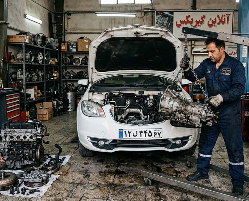 تعمیر گیربکس برلیانس H330 - اتوماتیک و دنده ای