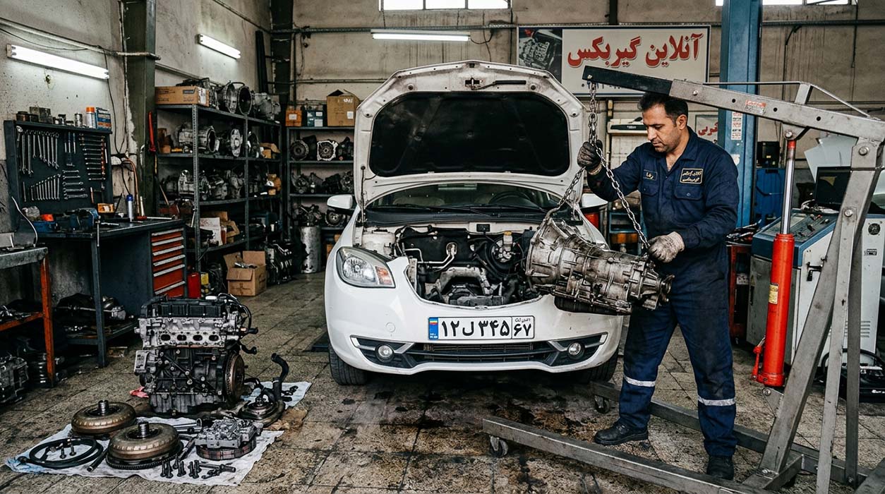 تعمیر گیربکس برلیانس H330 - اتوماتیک و دنده ای