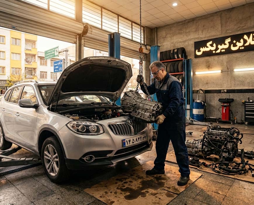تعمیر گیربکس اتوماتیک برلیانس V5