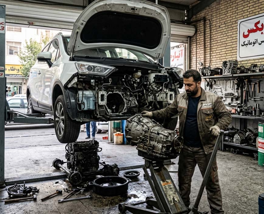 تعمیر گیربکس جک s3 اتوماتیک و دنده ای - آنلاین گیربکس