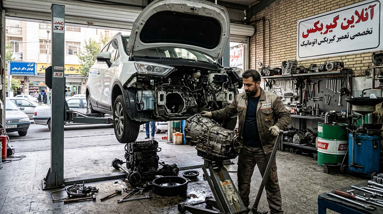تعمیر گیربکس جک s3 اتوماتیک و دنده ای - آنلاین گیربکس