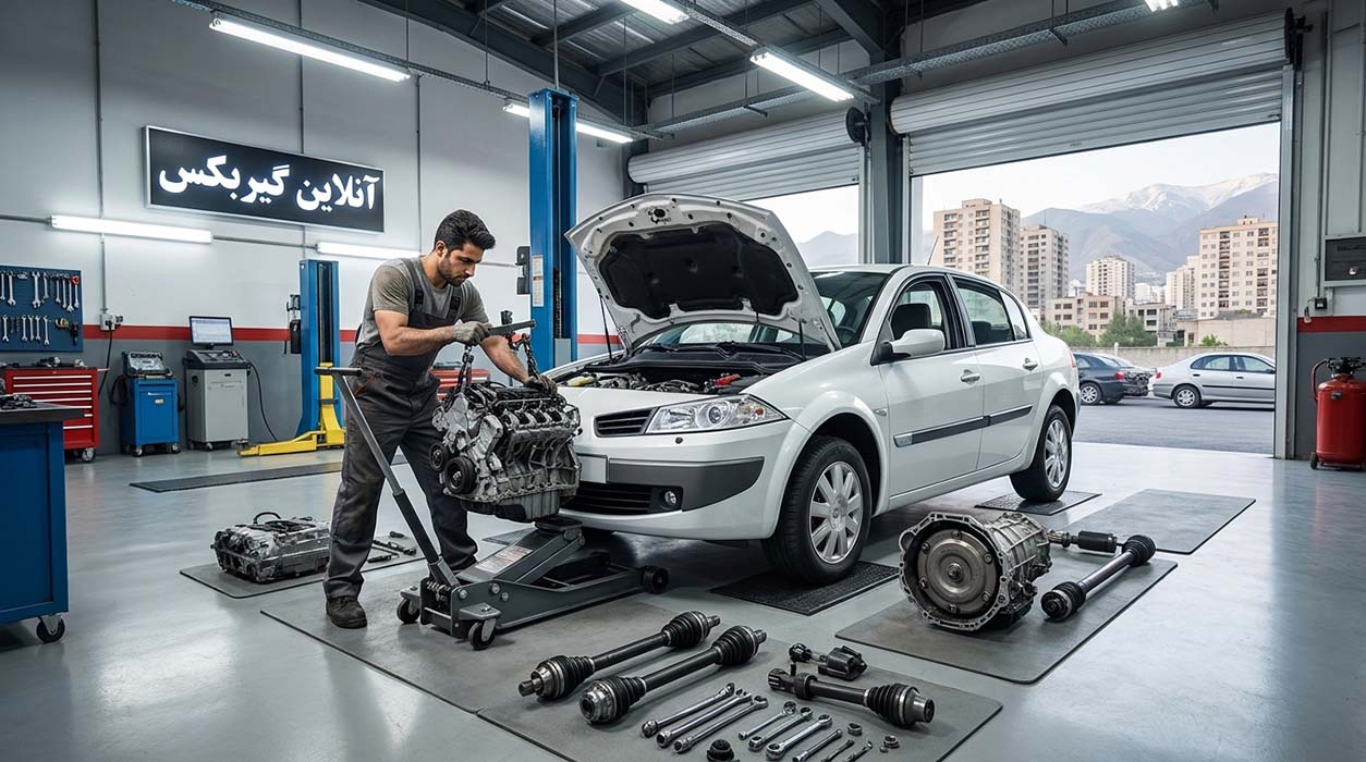 تعمیر گیربکس رنو مگان اتوماتیک و دنده ای - آنلاین گیربکس