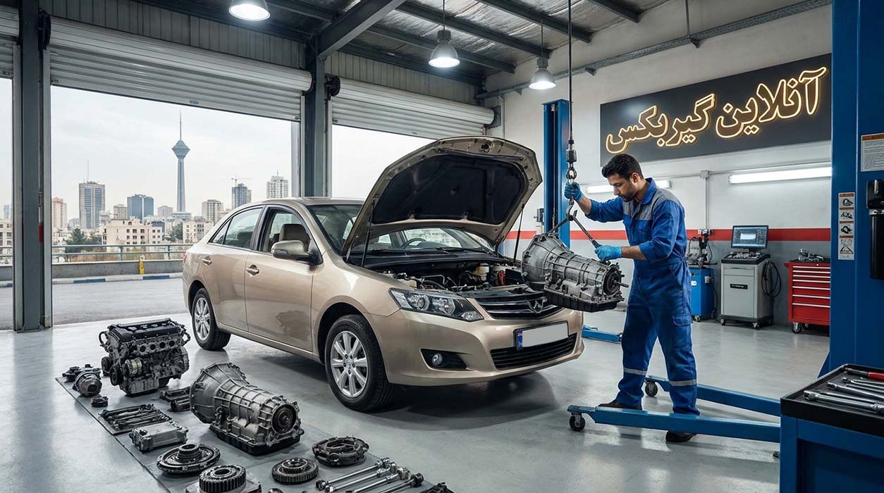 تعمیر گیربکس آریو S300 (زوتی Z300) اتوماتیک و دنده ای