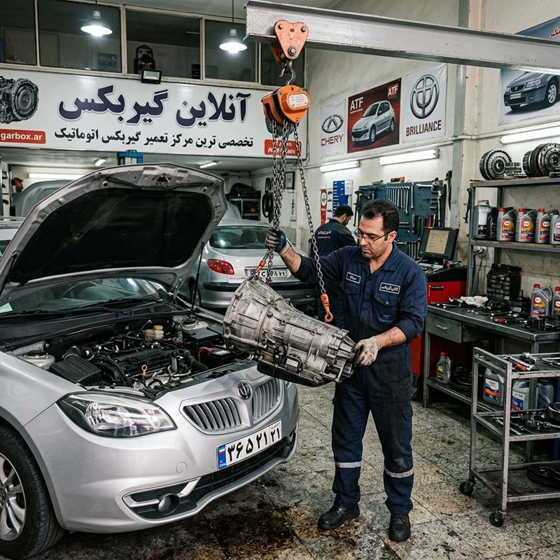 تعمیر گیربکس برلیانس H330 اتوماتیک