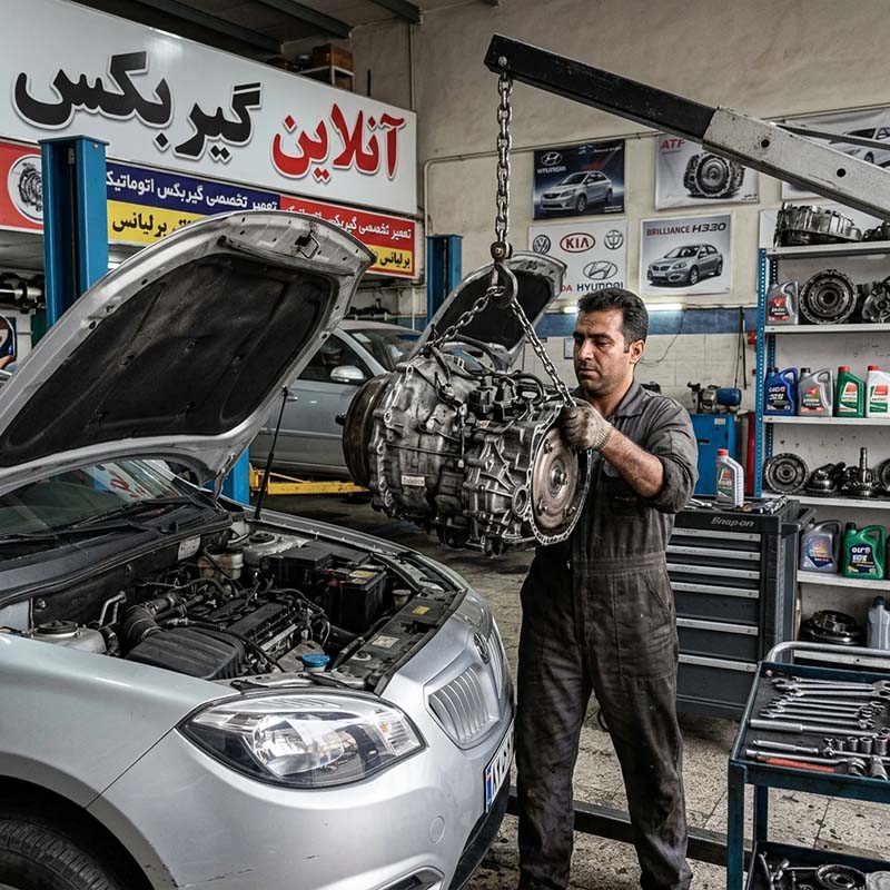 تعمیر گیربکس برلیانس H320 اتوماتیک