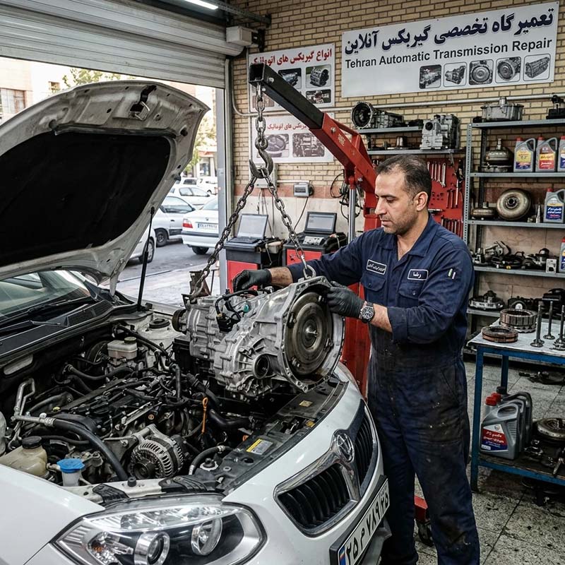 تعمیر گیربکس برلیانس V5 اتوماتیک