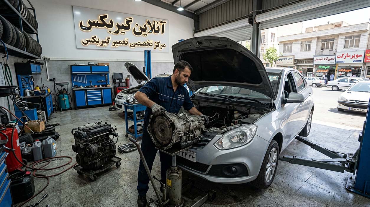 تعمیر گیربکس جک j4 اتوماتیک - آنلاین گیربکس