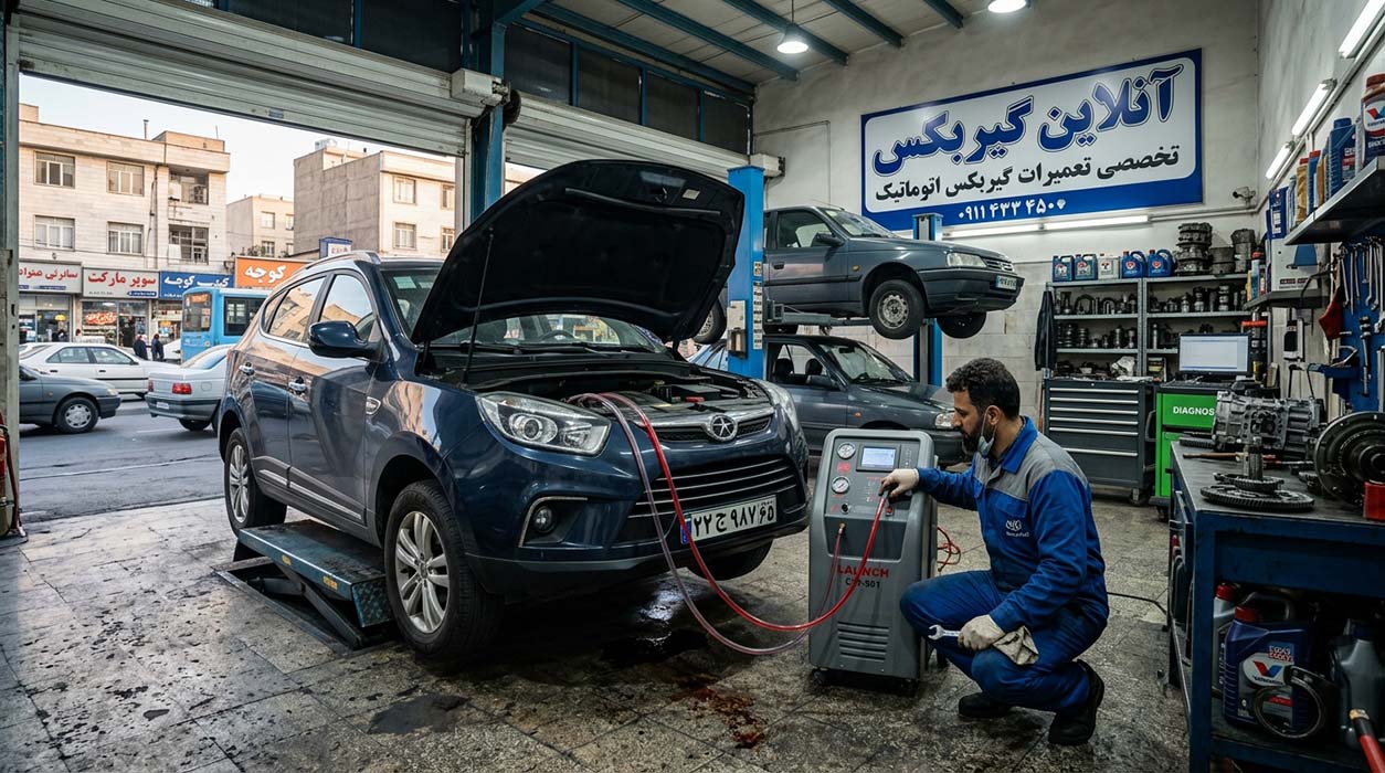 تعویض روغن گیربکس جک S5 اتوماتیک و دنده ای