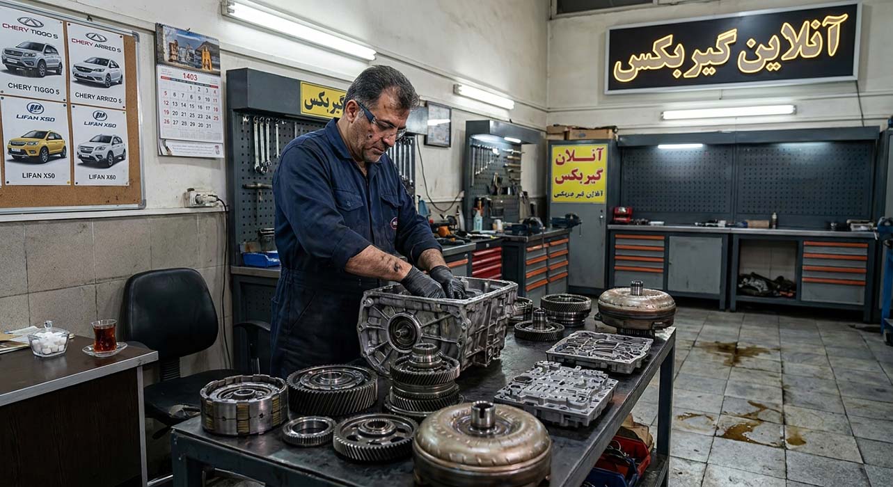 اورهال گیربکس اتوماتیک در مرکز تعمیر گیربکس اتومات آنلاین گیربکس